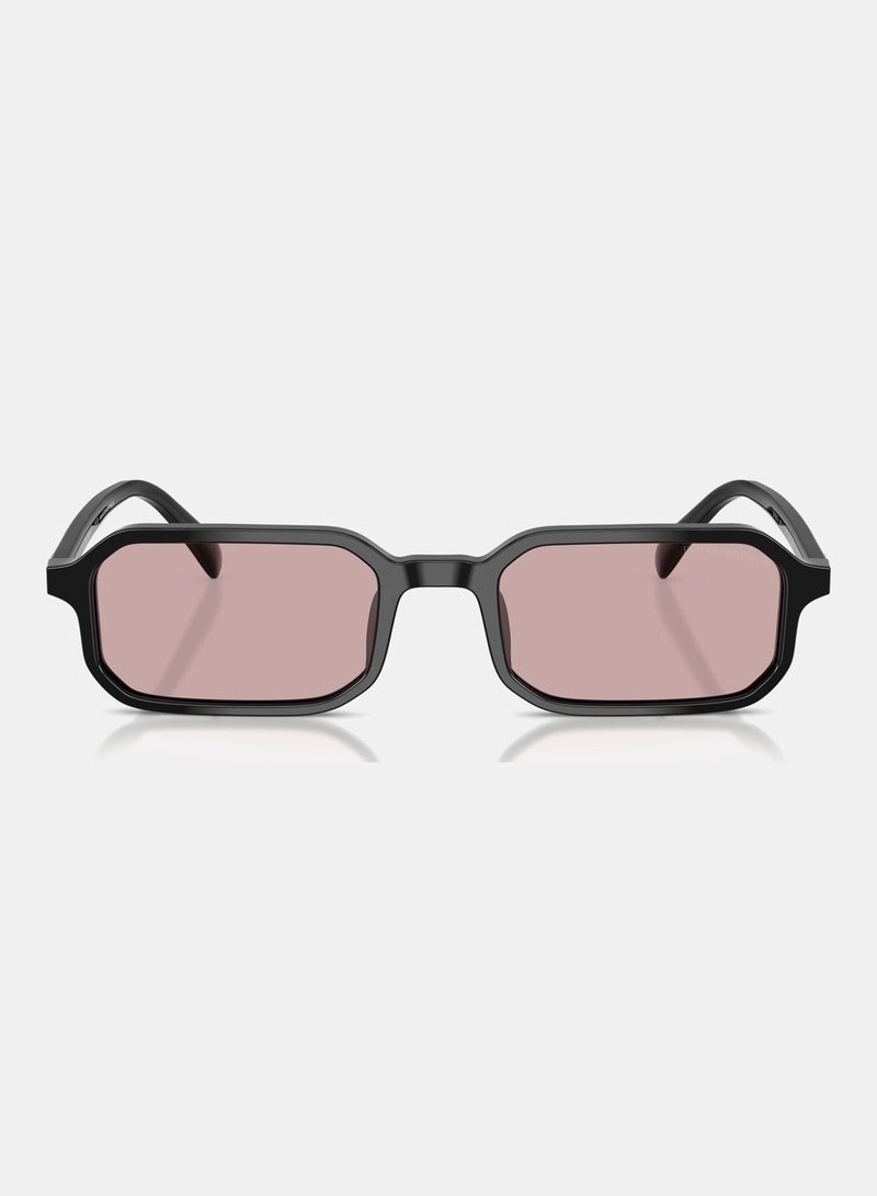 امبوريو ارماني نظارات شمسية مستطيلة بإطار كامل 4253U 501773 - Image 5